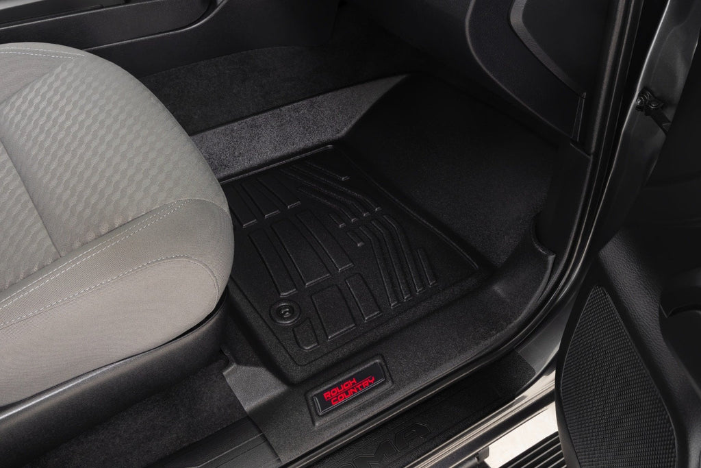 Sure-Fit Floor Mats | Front | Toyota Tacoma 2WD/4WD (2016-2023) by Rough Country