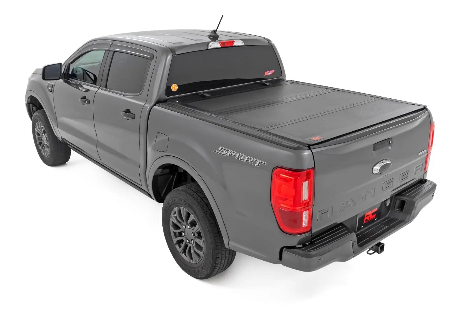 Hard Tri-Fold Flip Up Bed Cover | 5' Bed | Ford Ranger 2WD/4WD (2019-2023) by Rough Country
