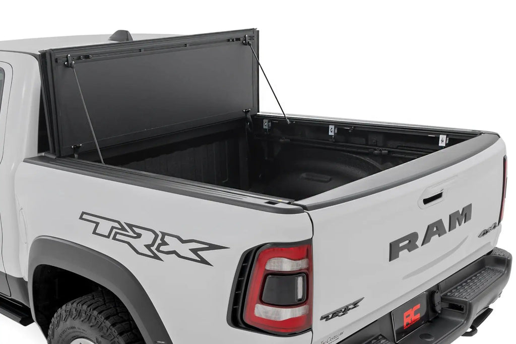 Hard Tri-Fold Flip Up Bed Cover | 6'4" | Ram 1500 (19-26)/1500 TRX (21-24) 
