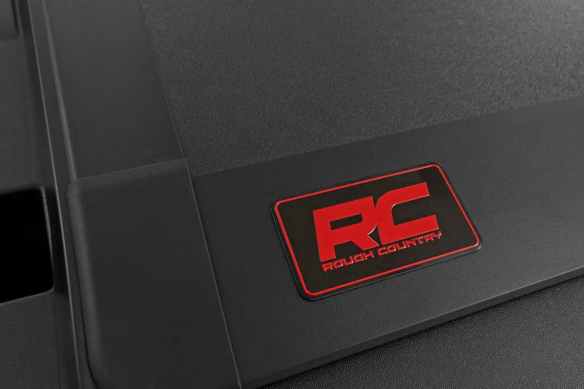 Hard Tri-Fold Flip Up Bed Cover | 5'7" | Toyota Tundra 2WD/4WD (2022-2026) by Rough Country