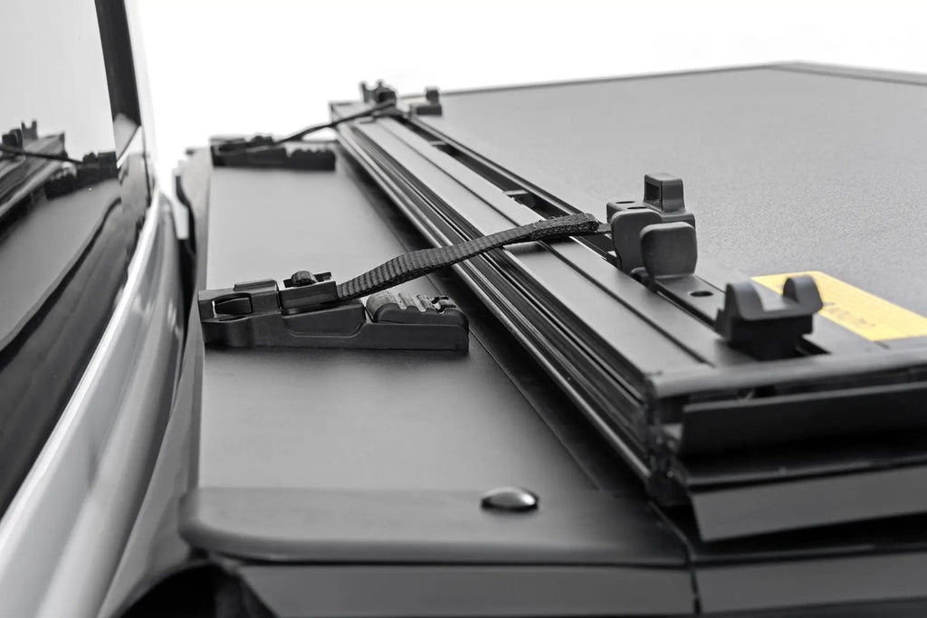 Hard Tri-Fold Flip Up Bed Cover | 5'7" | Toyota Tundra 2WD/4WD (2022-2026) by Rough Country