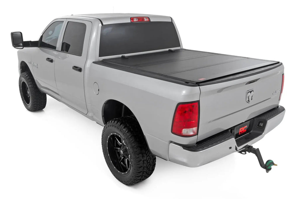 Hard Tri-Fold Flip Up Bed Cover | 6'4" Bed | Ram 1500/2500/3500 (10-26 & Classic) by Rough Country