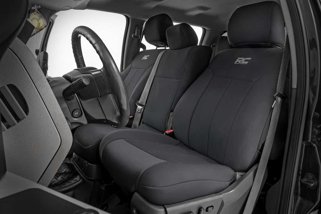 Seat Covers | Front and Rear | Ford F-250/F-350 Super Duty 2WD/4WD (11-16) by Rough Country