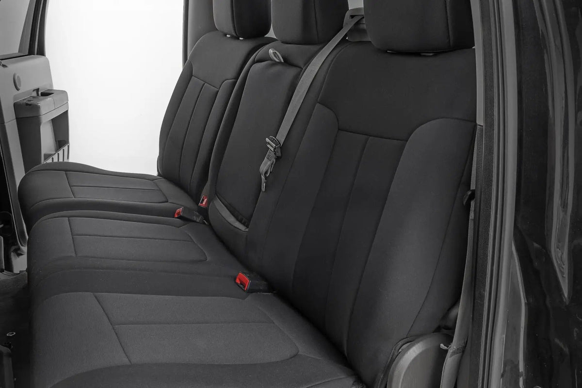 Seat Covers | Front and Rear | Ford F-250/F-350 Super Duty 2WD/4WD (11-16) by Rough Country