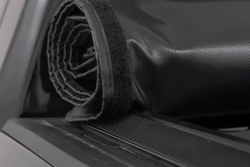 Soft Roll Up Bed Cover | 6'7" Bed | Chevy/GMC Sierra 1500 (19-26)/Silverado 1500 (19-26) by Rough Country