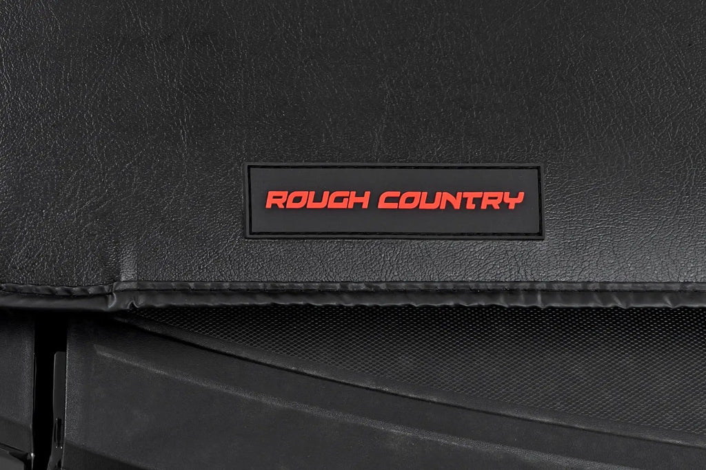 Soft Roll Up Bed Cover | 6'7" Bed | Chevy/GMC Sierra 1500 (19-26)/Silverado 1500 (19-26) by Rough Country
