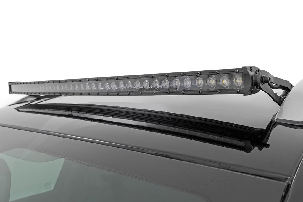 LED Light Kit | Roof Mount | 40" Black Single Row | Jeep Cherokee KL (14-23) by Rough Country