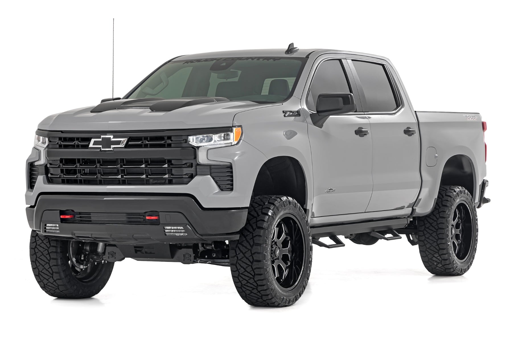 SRL2 Adj Aluminum Step | Crew Cab | Chevy/GMC 1500/2500HD (19-26) by Rough Country
