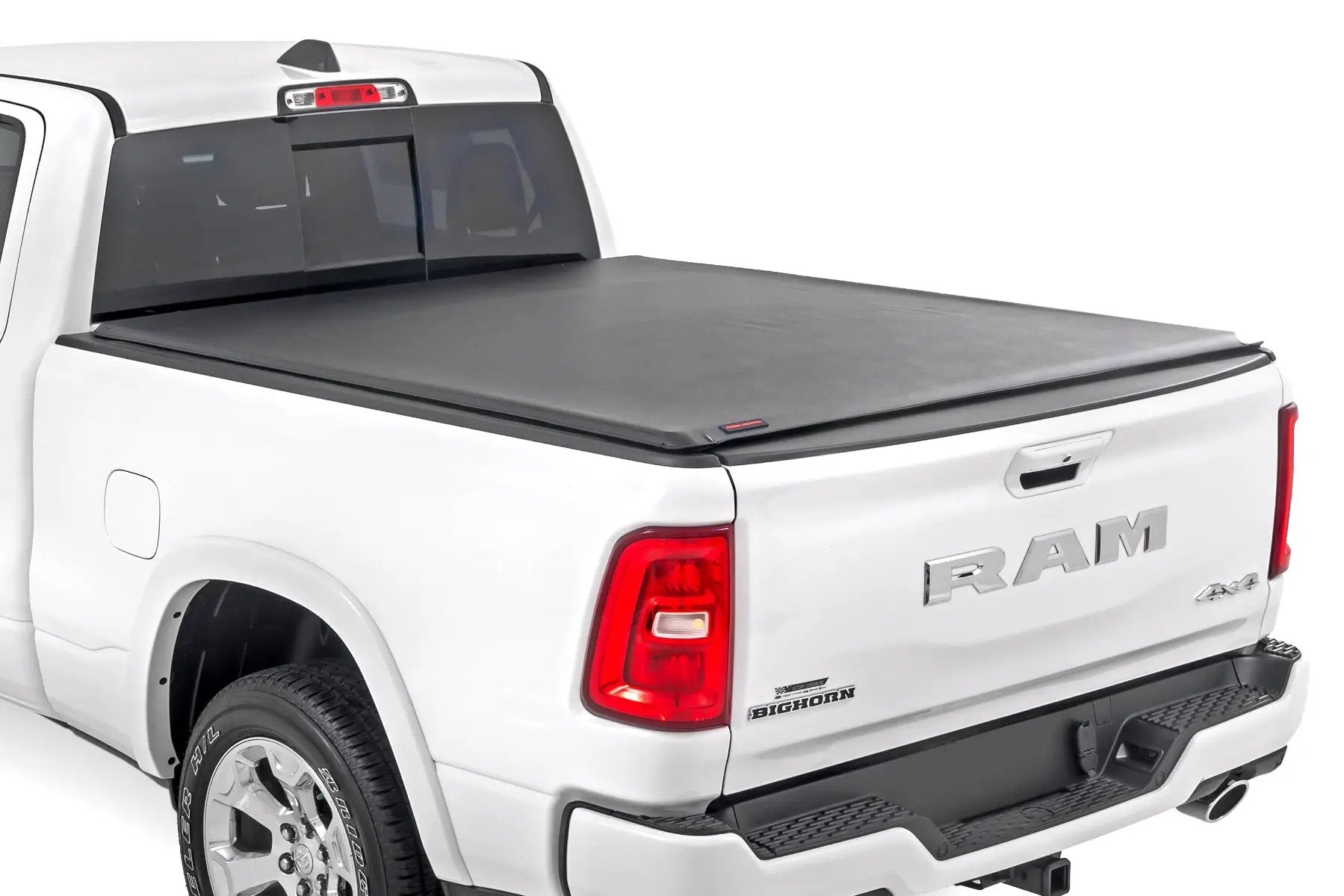 Soft Roll Up Bed Cover | 6'4" Bed | Ram 1500 (19-26)/1500 TRX (21-24) by Rough Country