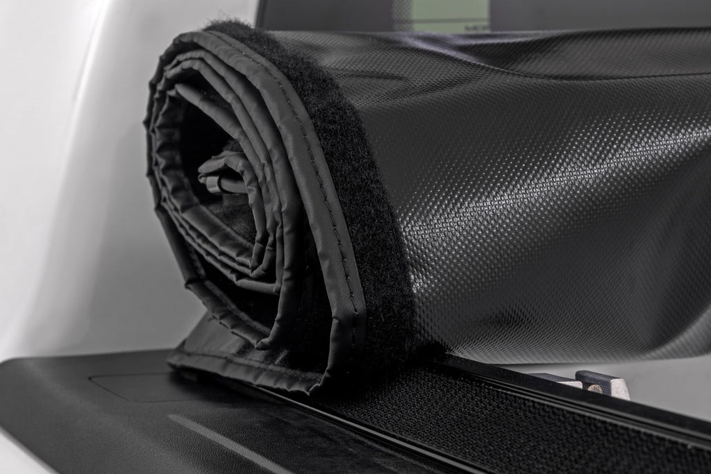 Soft Roll Up Bed Cover | 6'4" Bed | Ram 1500 (19-26)/1500 TRX (21-24) by Rough Country