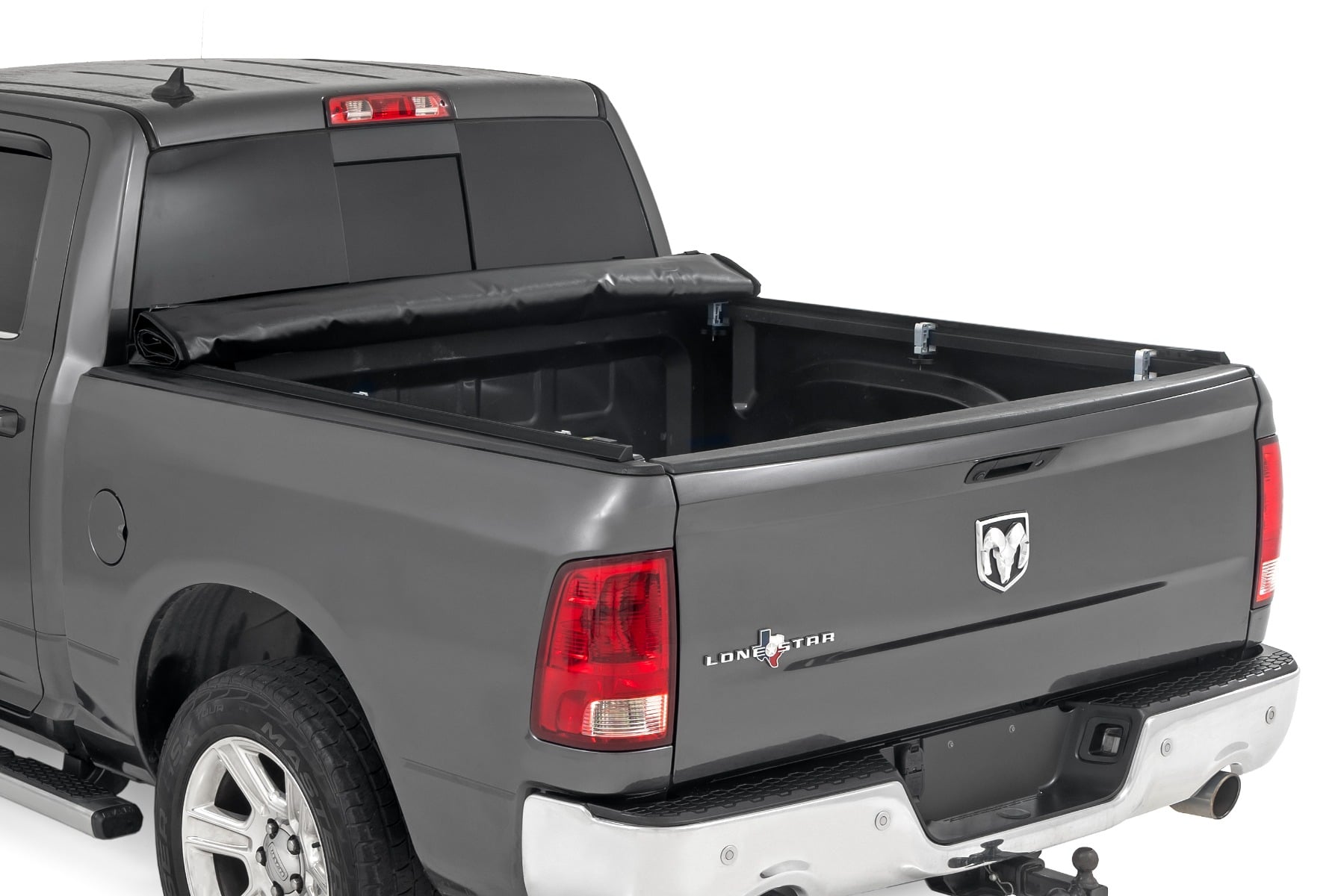 Soft Roll Up Bed Cover | 5'7" Bed | Ram 1500 (09-18)/2500 (11-26) by Rough Country
