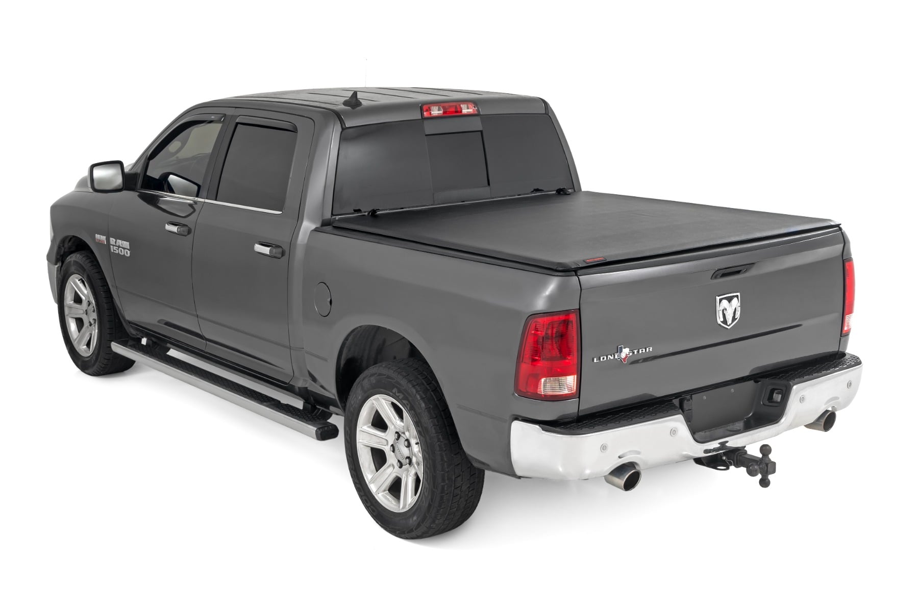 Soft Roll Up Bed Cover | 5'7" Bed | Ram 1500 (09-18)/2500 (11-26) by Rough Country