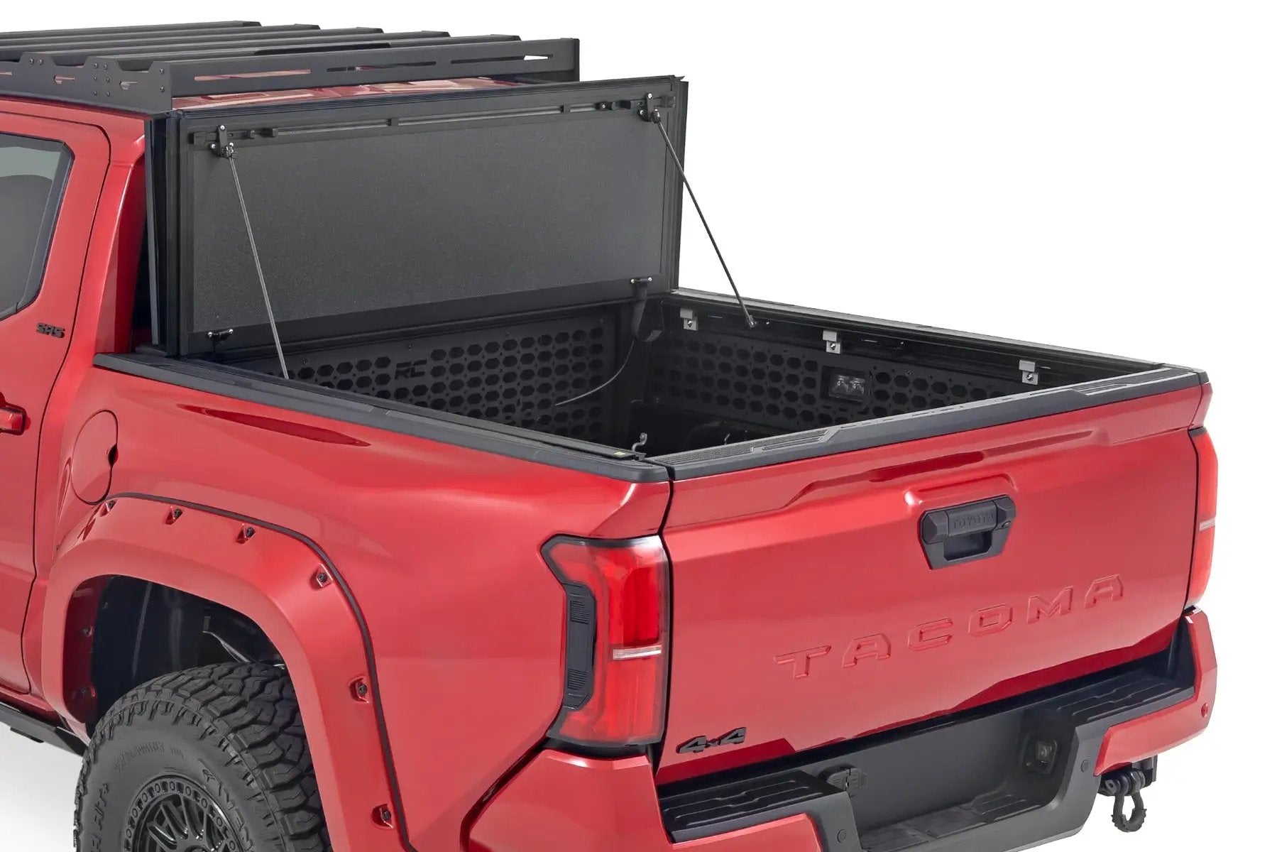 Hard Tri-Fold Flip Up Bed Cover | 5' Bed | Toyota Tacoma 2WD/4WD (2024-2026) by Rough Country