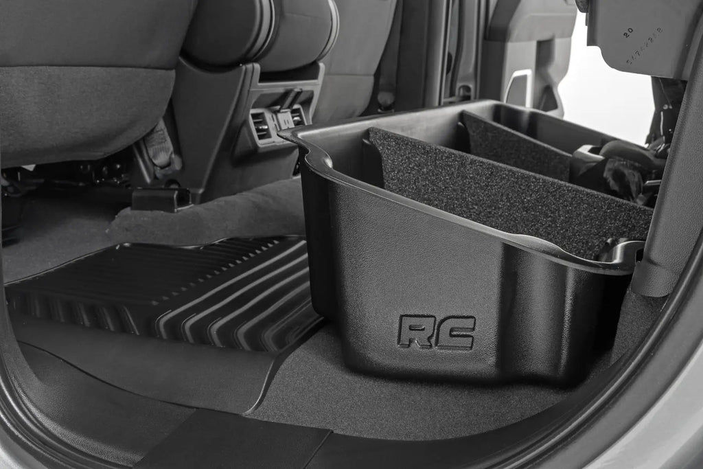 Under Seat Storage | Double Cab | Chevy/GMC 1500/2500HD/3500HD (19-26) by Rough Country