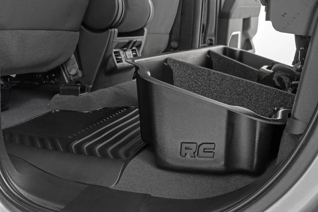 Under Seat Storage | Double Cab | Chevy/GMC 1500/2500HD/3500HD (19-26) by Rough Country