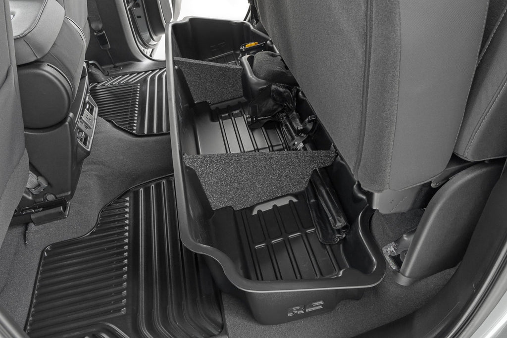 Under Seat Storage | Double Cab | Chevy/GMC 1500/2500HD/3500HD (19-26) by Rough Country