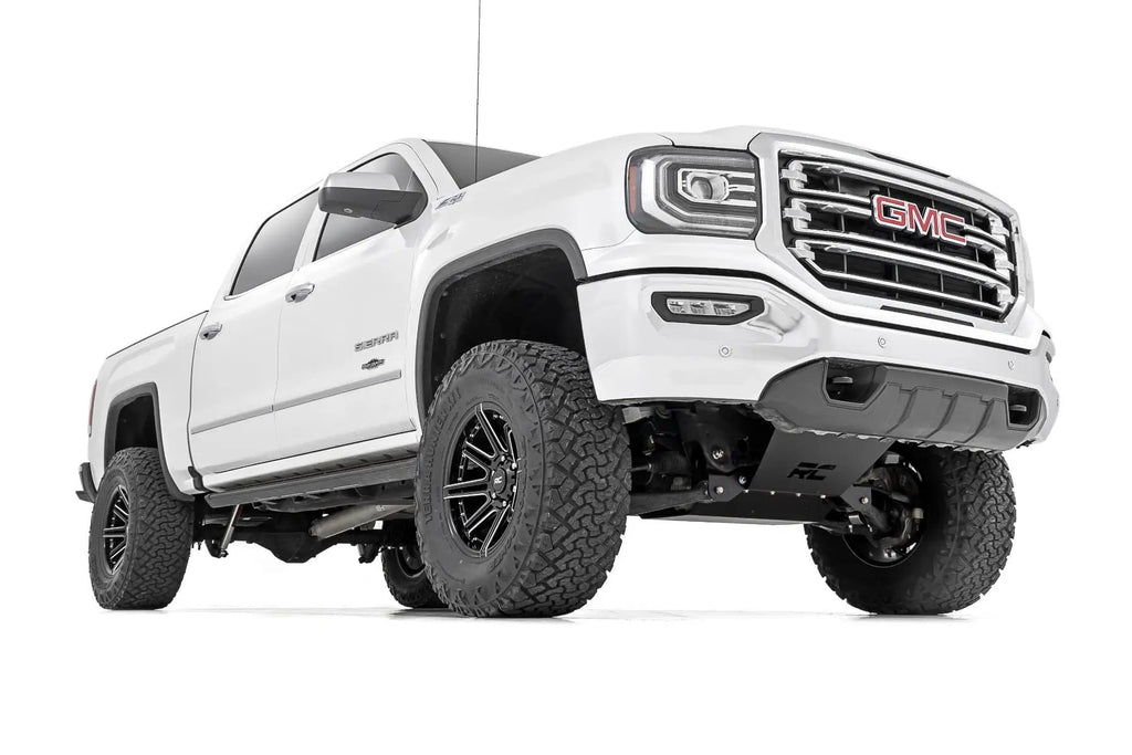 7 Inch Stamped Steel LCA Lift Kit | Forged UCA | Bracket | M1 Struts/M1 | Chevy/GMC 1500 (16-18) by Rough Country