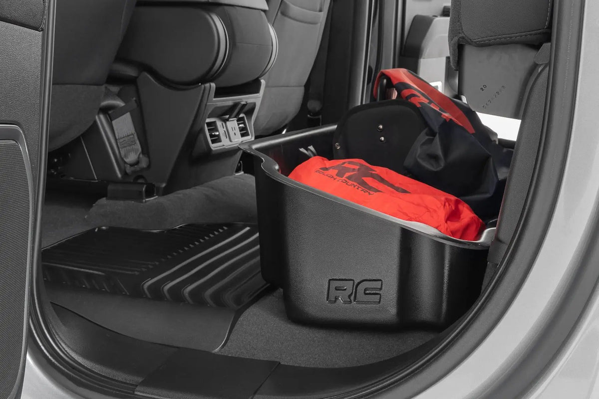 Under Seat Storage | Double Cab | Chevy/GMC 1500/2500HD/3500HD (19-26) by Rough Country