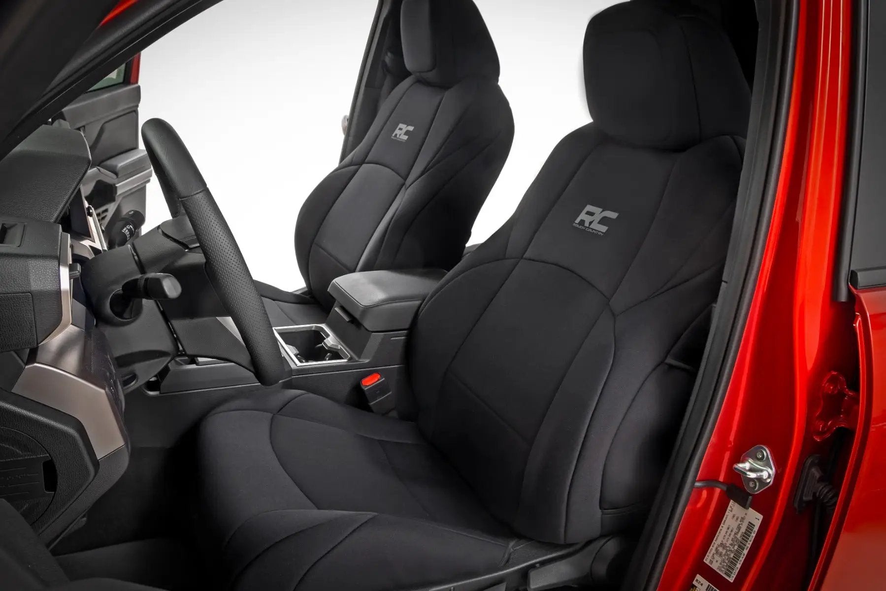 Seat Covers | FR & RR | Double Cab | Toyota Tacoma 2WD/4WD (2024-2026) by Rough Country
