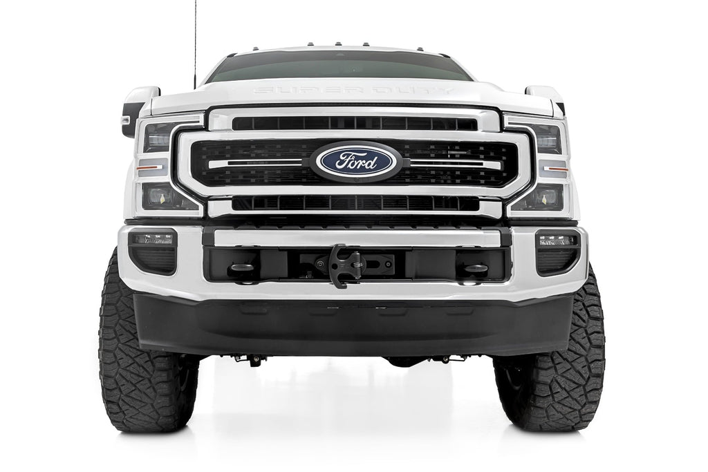 Hidden Winch Mount | PRO12000S | Ford F-250/F-350 Super Duty 2WD/4WD (20-22) by Rough Country