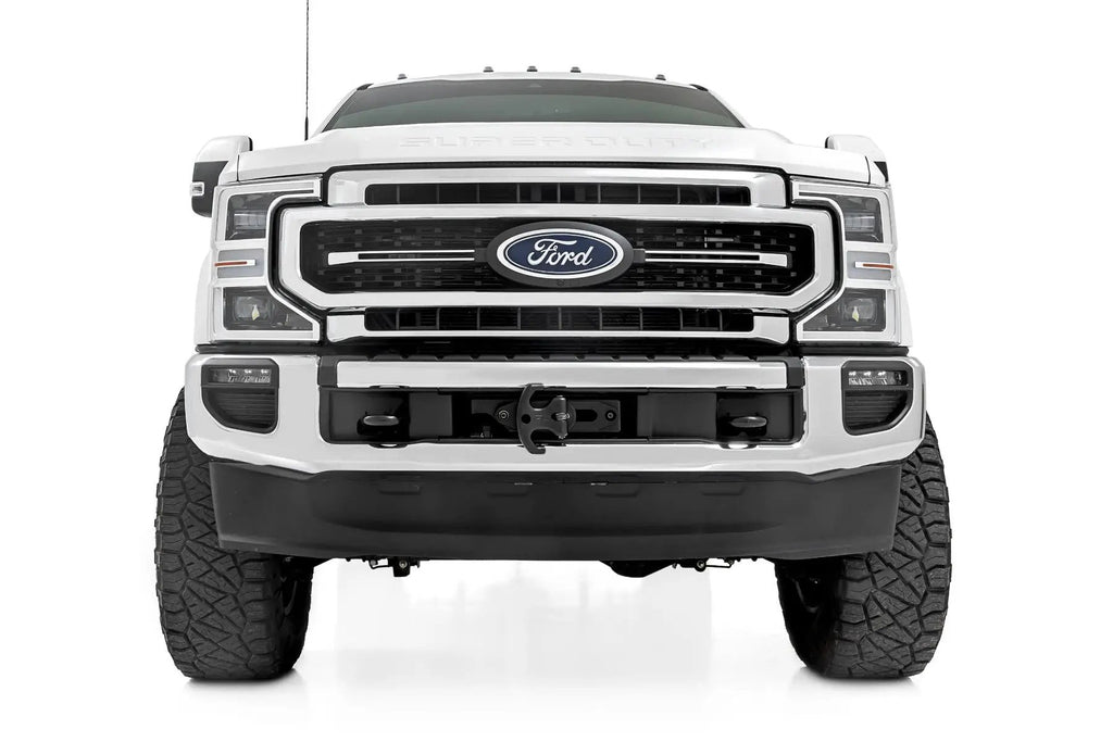 Hidden Winch Mount | PRO12000S | Ford F-250/F-350 Super Duty 2WD/4WD (20-22) by Rough Country