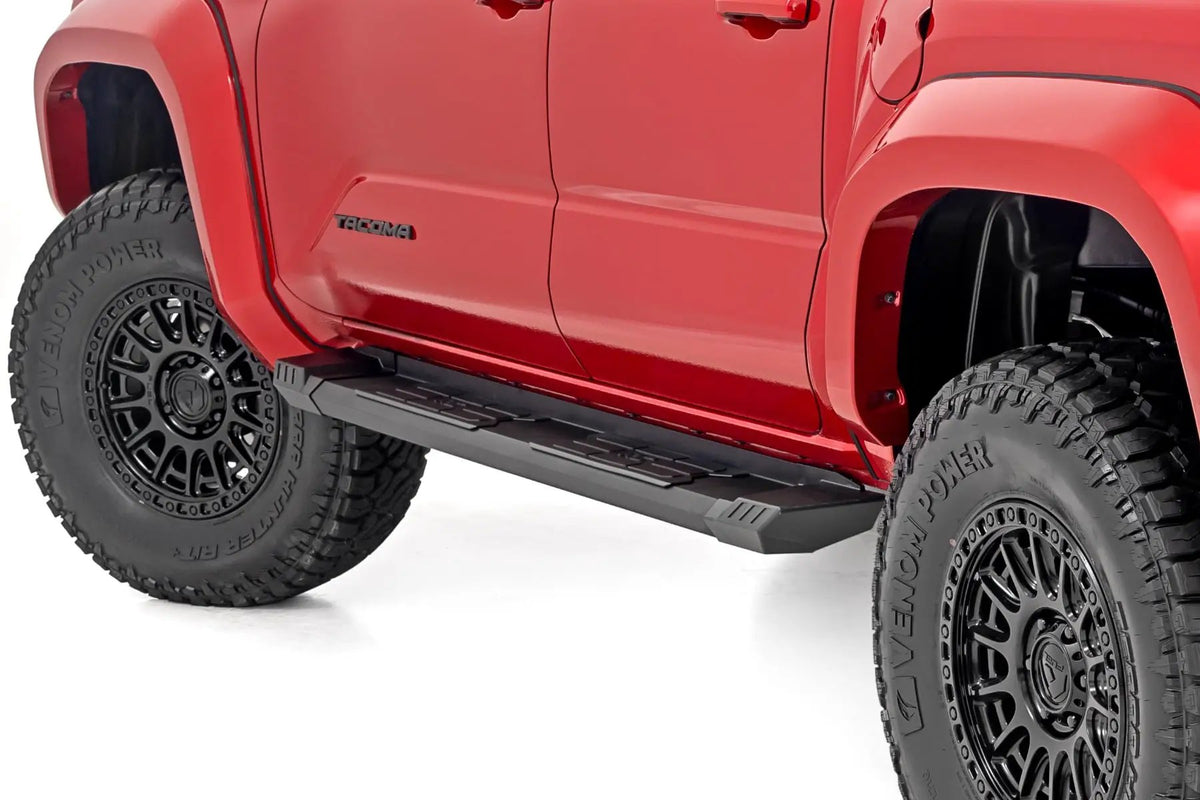 HD2 Aluminum Running Boards | Double Cab | Toyota Tacoma 2WD/4WD (2024-2026) by Rough Country