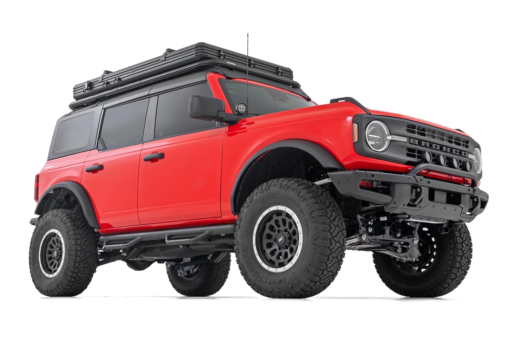 Nerf Steps | Wheel to Wheel | 4 Door | Ford Bronco 4WD (2021-2026) by Rough Country