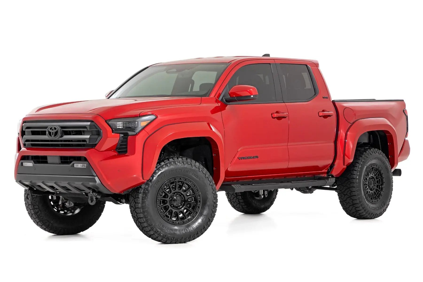 HD2 Aluminum Running Boards | Double Cab | Toyota Tacoma 2WD/4WD (2024-2026) by Rough Country