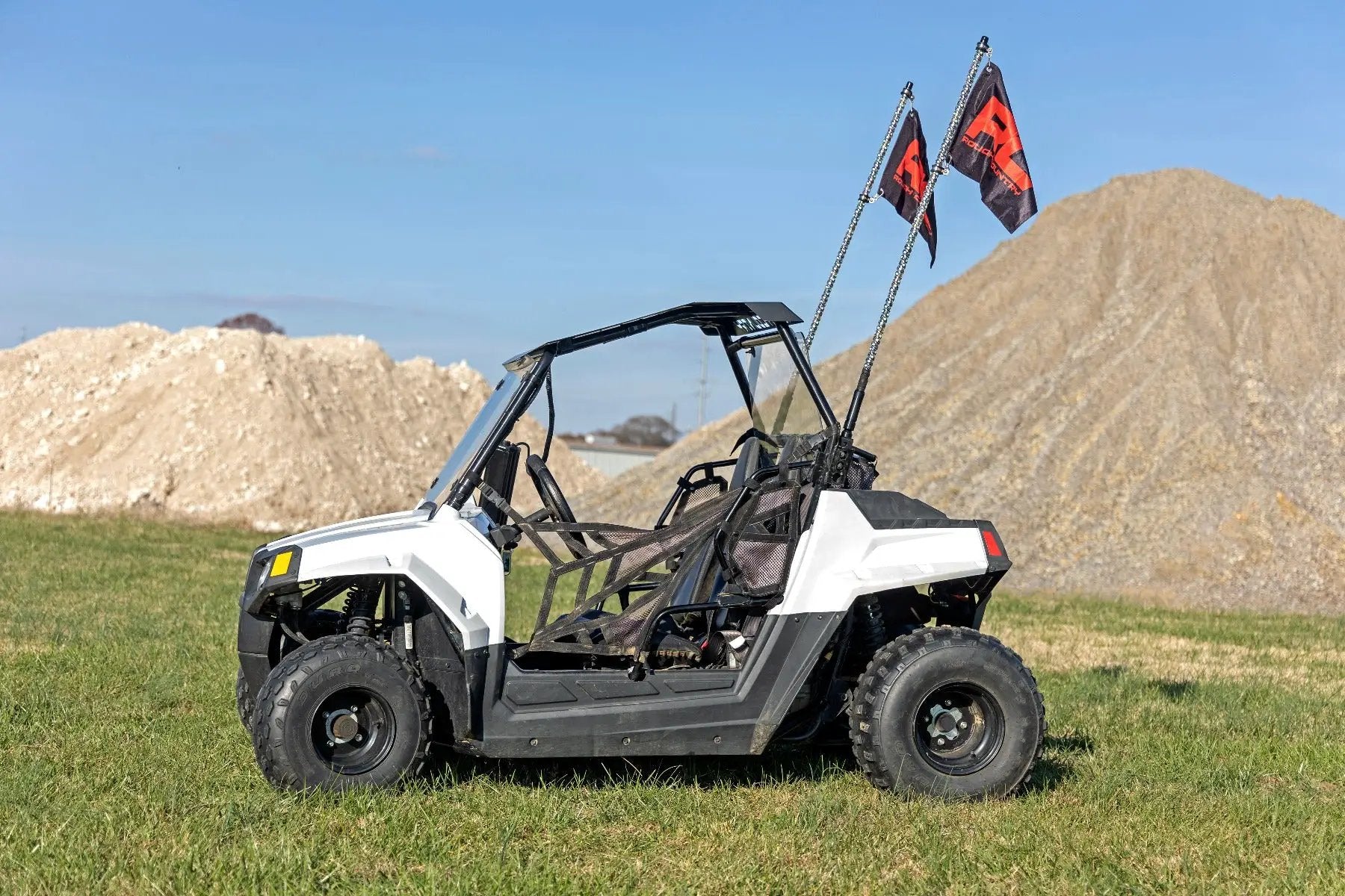LED Light Whip Kit | Bed Mount | Polaris Ranger RZR 170/RZR 170 by Rough Country