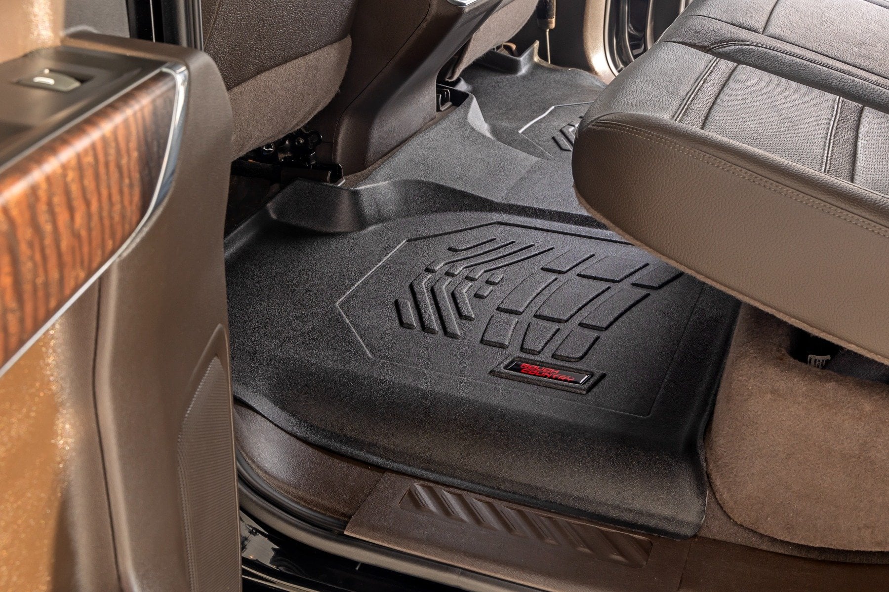 Sure-Fit Floor Mats | FR & RR | FR Over Hump | Crew | Chevy/GMC 1500/2500HD/3500HD (19-26) by Rough Country