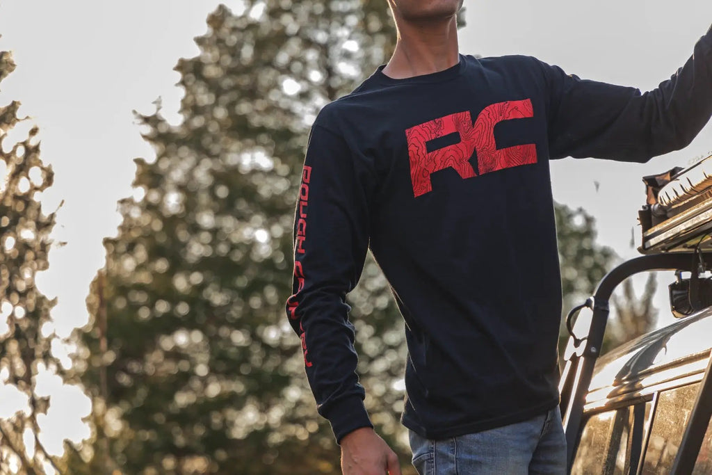 Rough Country Long Sleeve | RC Tread Sleeve | Black| MD by Rough Country