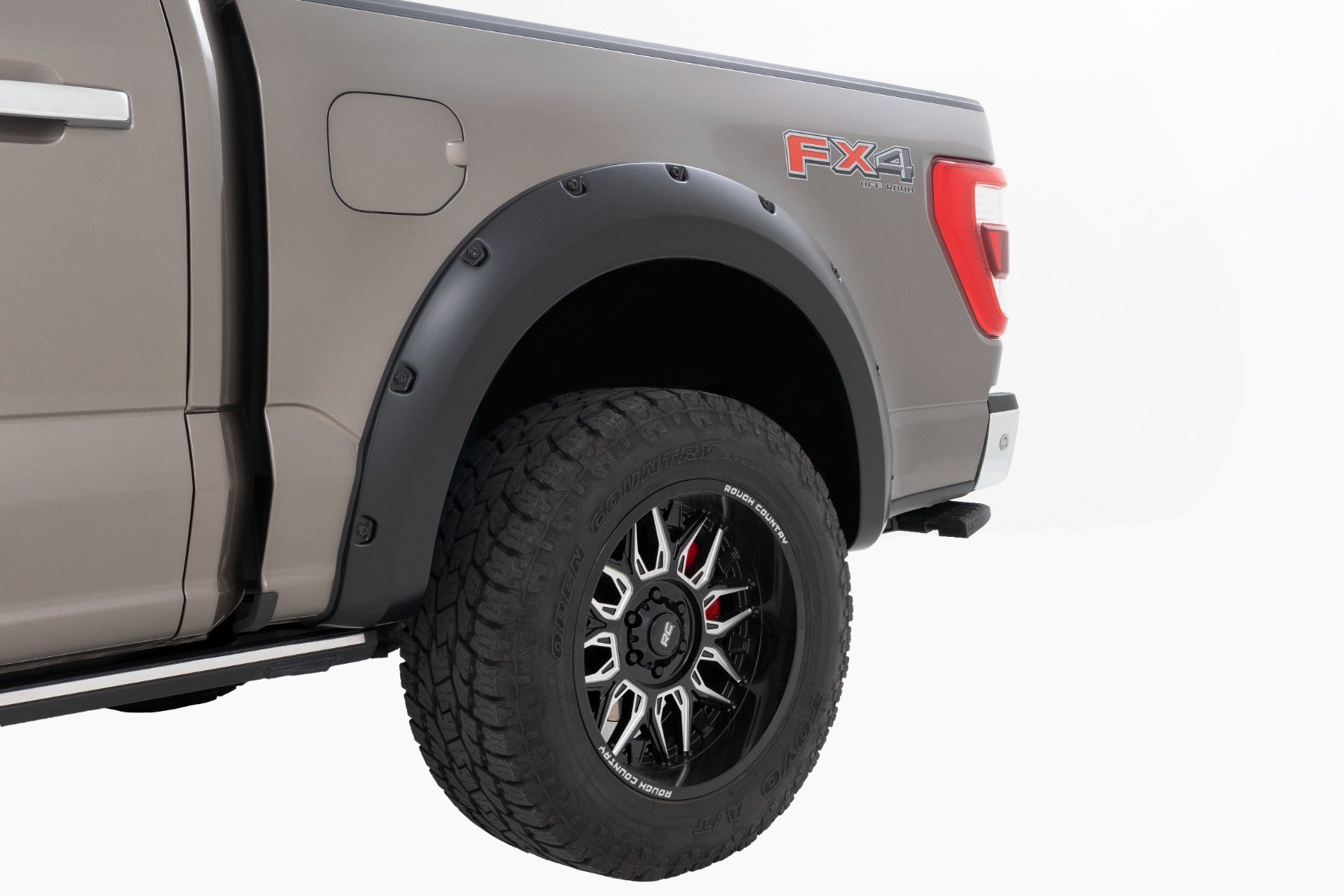 Pocket Fender Flares | Gloss Black | Ford F-150 2WD/4WD (2021-2026) by Rough Country