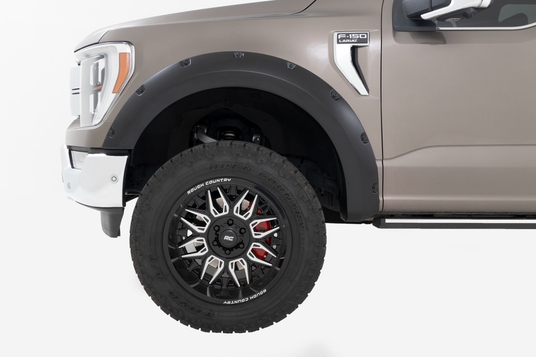 Pocket Fender Flares | Gloss Black | Ford F-150 2WD/4WD (2021-2026) by Rough Country