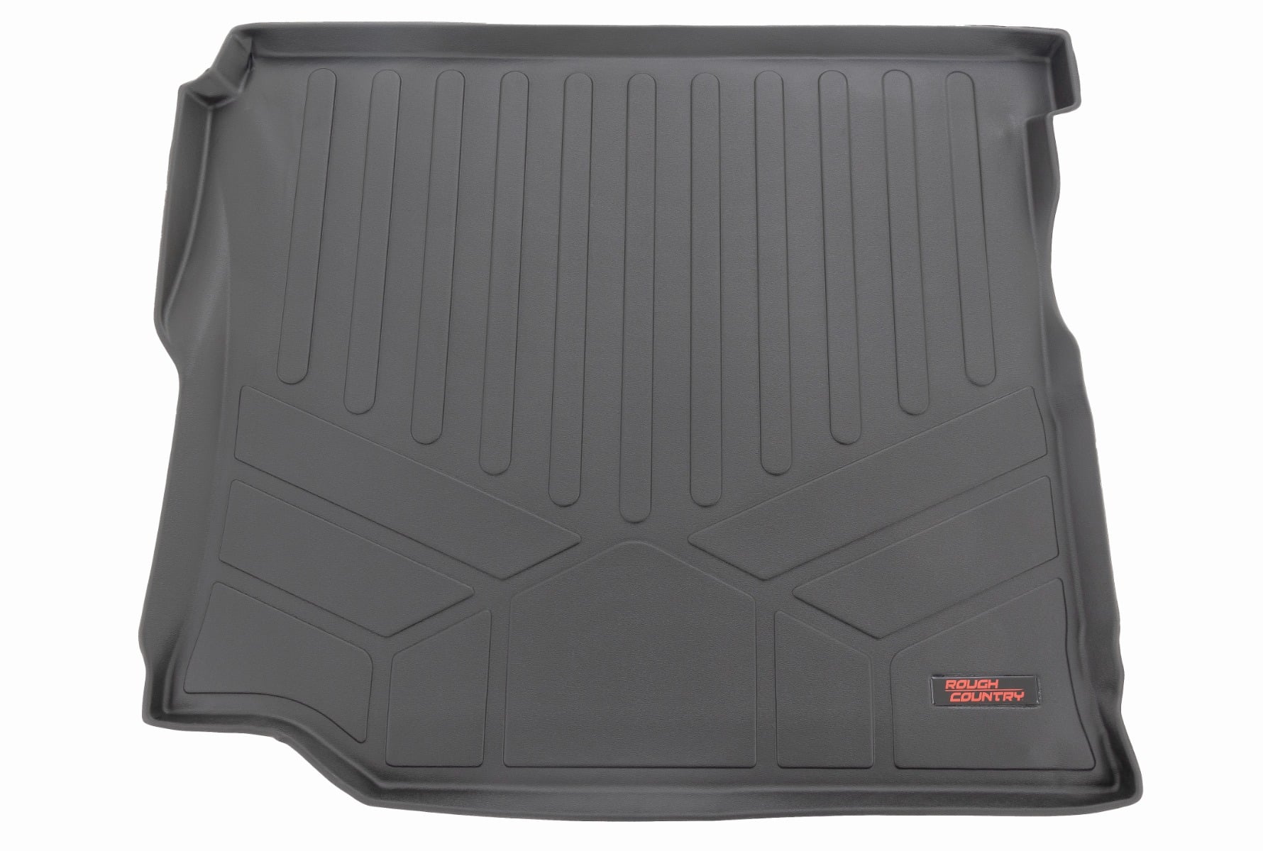 Rear Cargo Mat | W/ Sub | Jeep Wrangler Unlimited 4WD (2018-2026) by Rough Country