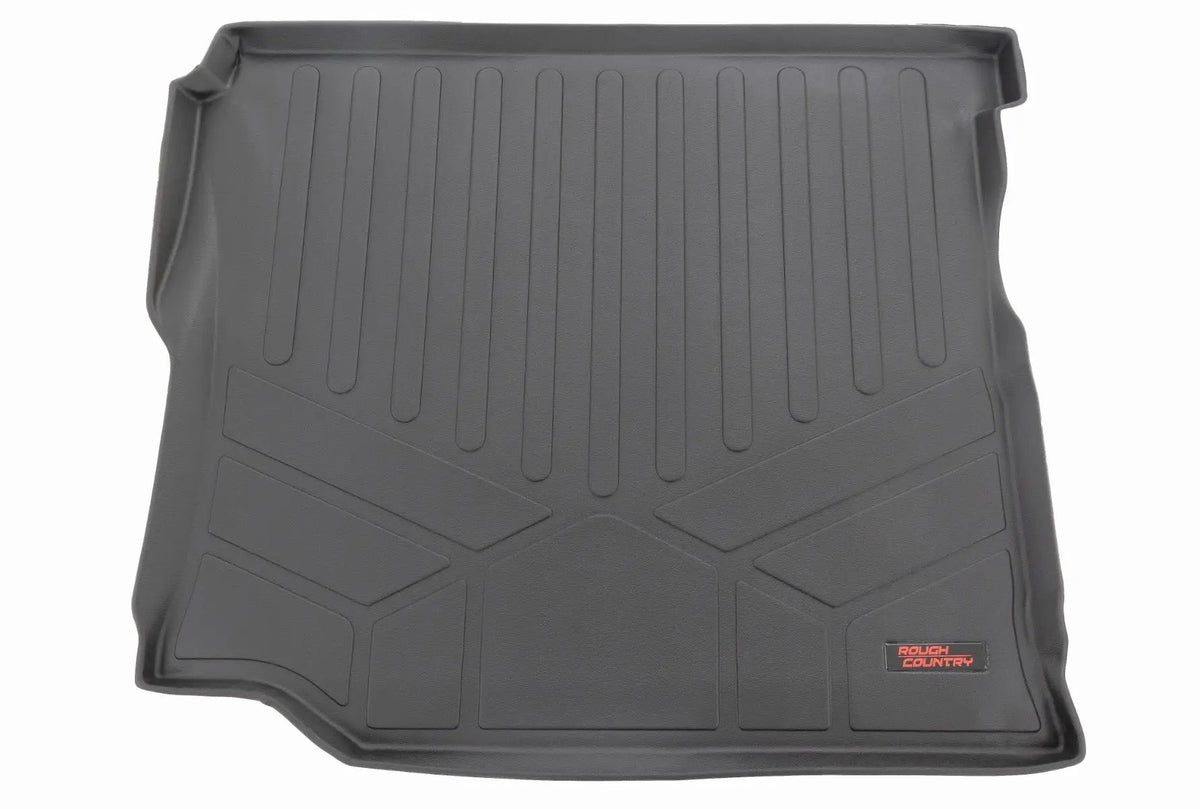 Rear Cargo Mat | W/ Sub | Jeep Wrangler Unlimited 4WD (2018-2026) by Rough Country