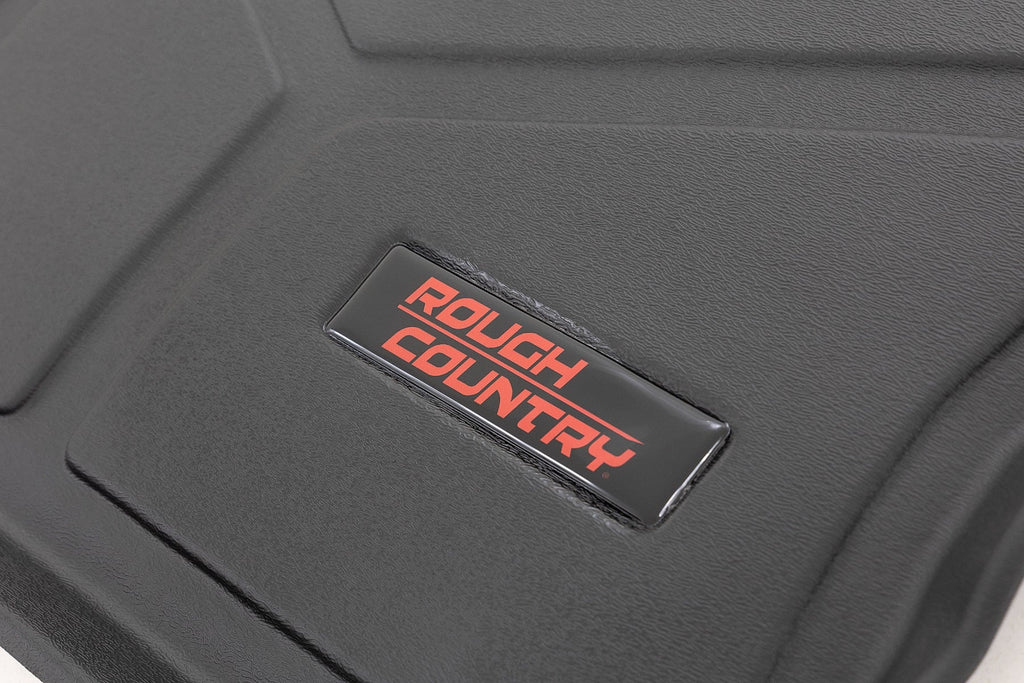 Rear Cargo Mat | W/ Sub | Jeep Wrangler Unlimited 4WD (2018-2026) by Rough Country