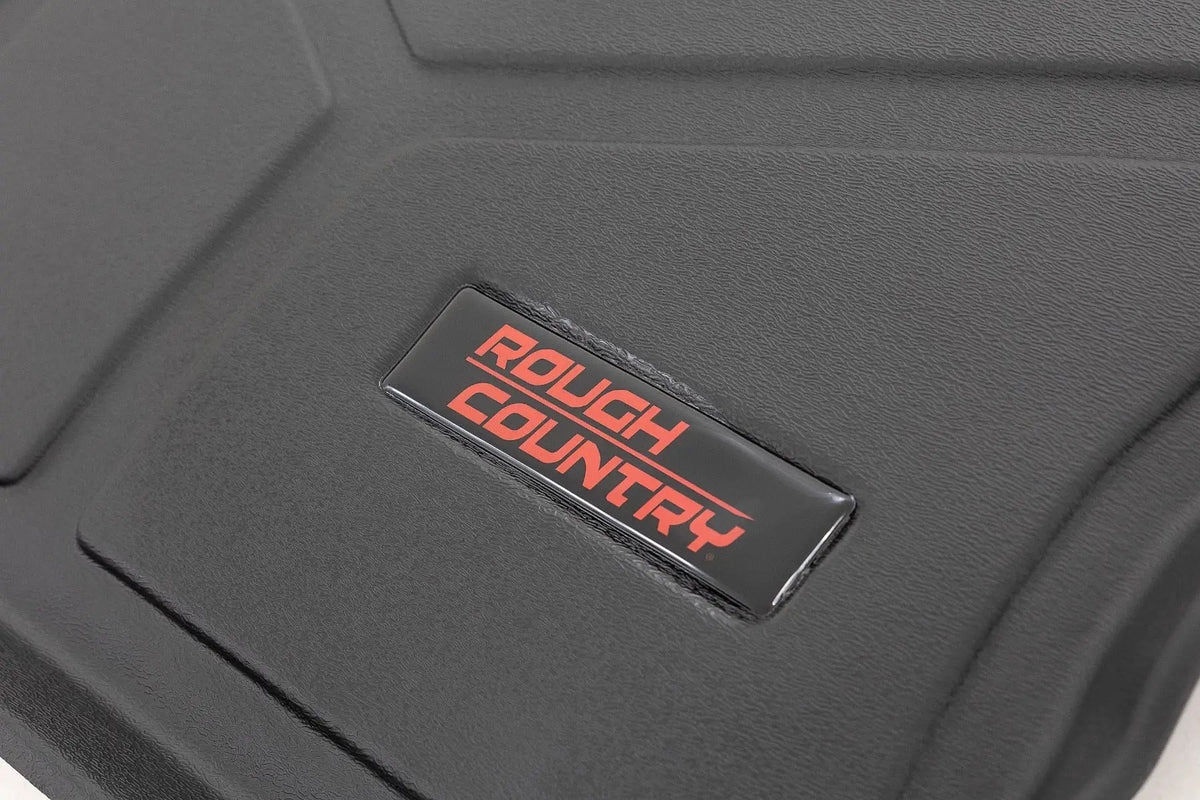 Rear Cargo Mat | W/ Sub | Jeep Wrangler Unlimited 4WD (2018-2026) by Rough Country