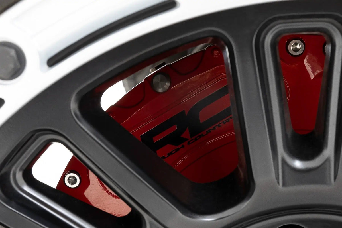 Caliper Covers | Front and Rear | Red | Ford Bronco 4WD (2021-2026) by Rough Country