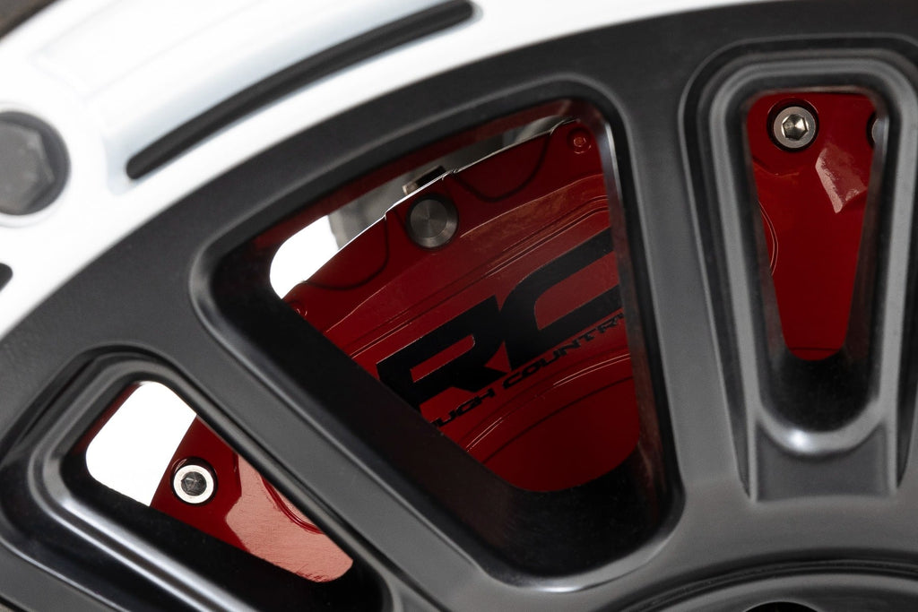 Caliper Covers | Front and Rear | Red | Ford Bronco 4WD (2021-2026) by Rough Country