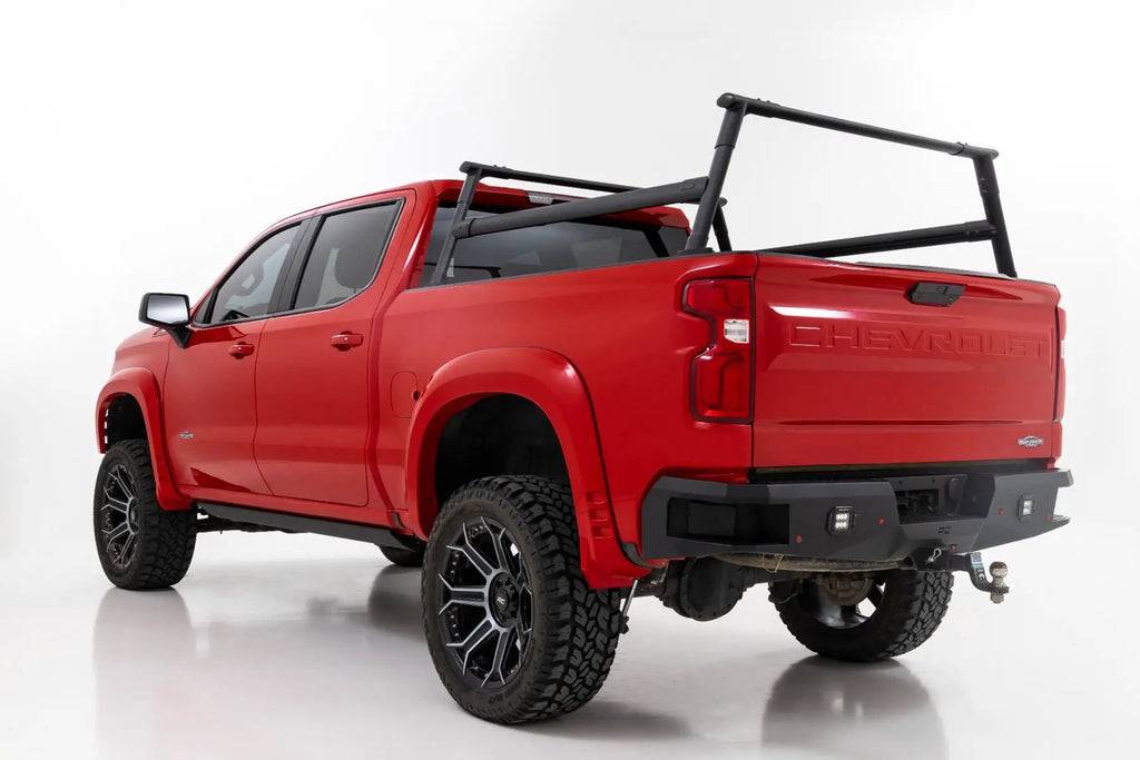 Bed Rack | Full Rack | Aluminum | Chevy Silverado 1500 2WD/4WD (2019-2026) by Rough Country