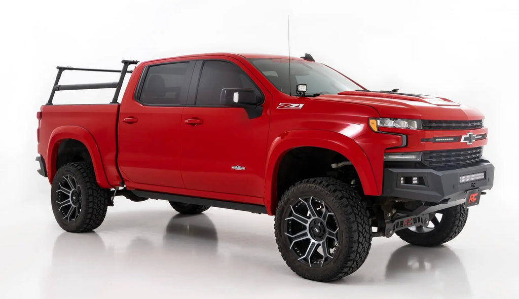 Bed Rack | Full Rack | Aluminum | Chevy Silverado 1500 2WD/4WD (2019-2026) by Rough Country