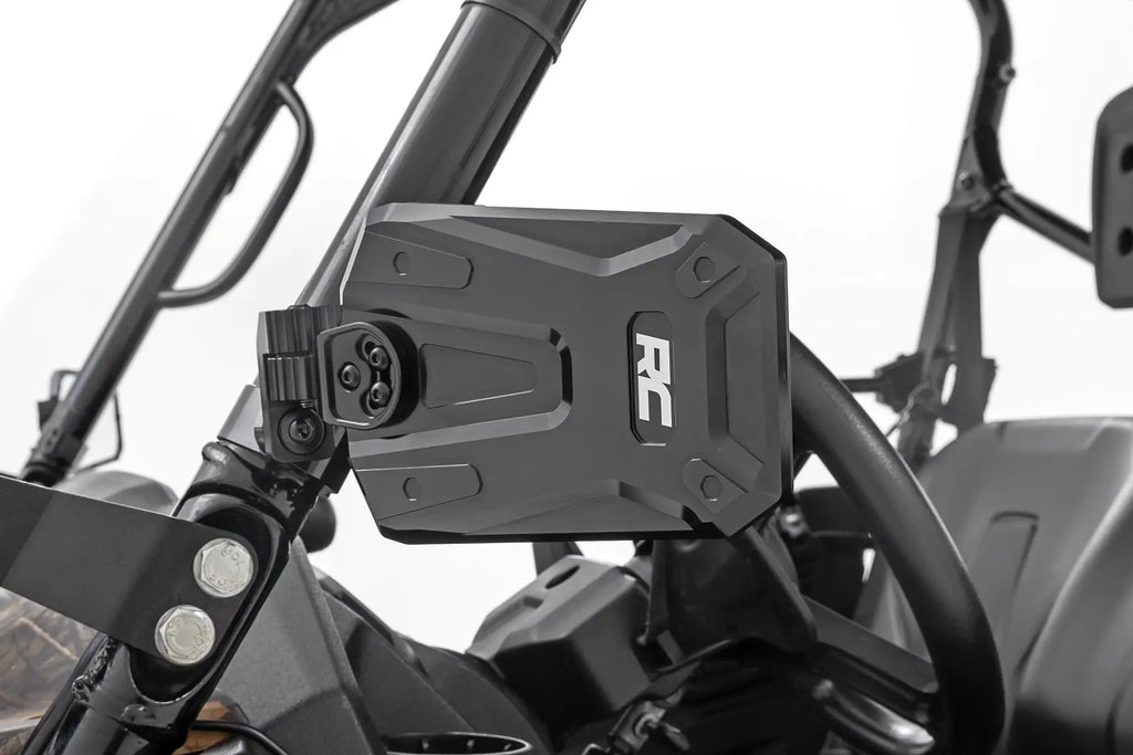 UTV Aluminum Side View Mirrors | Horizontal by Rough Country