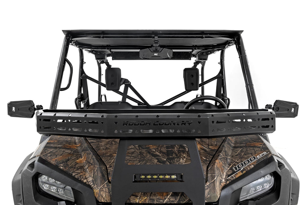 UTV Aluminum Side View Mirrors | Horizontal by Rough Country