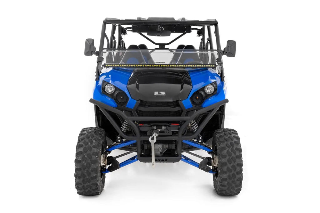 LED Light Kit | Cage Mount | 50" Black Single Row | Kawasaki Teryx 1000/Teryx 800 by Rough Country