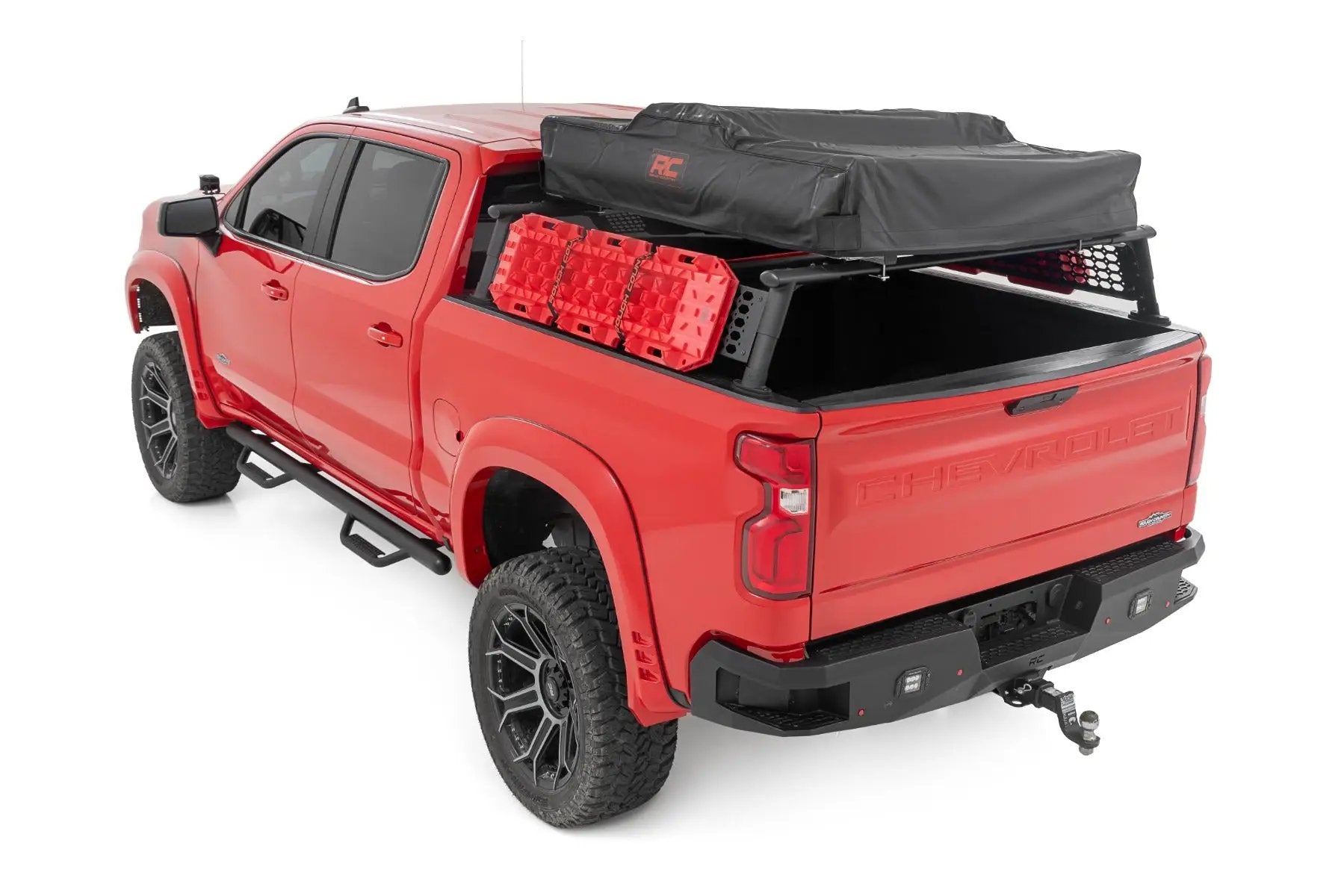 Bed Rack | Half Rack | Aluminum | Chevy Silverado 1500 2WD/4WD (2019-2026) by Rough Country