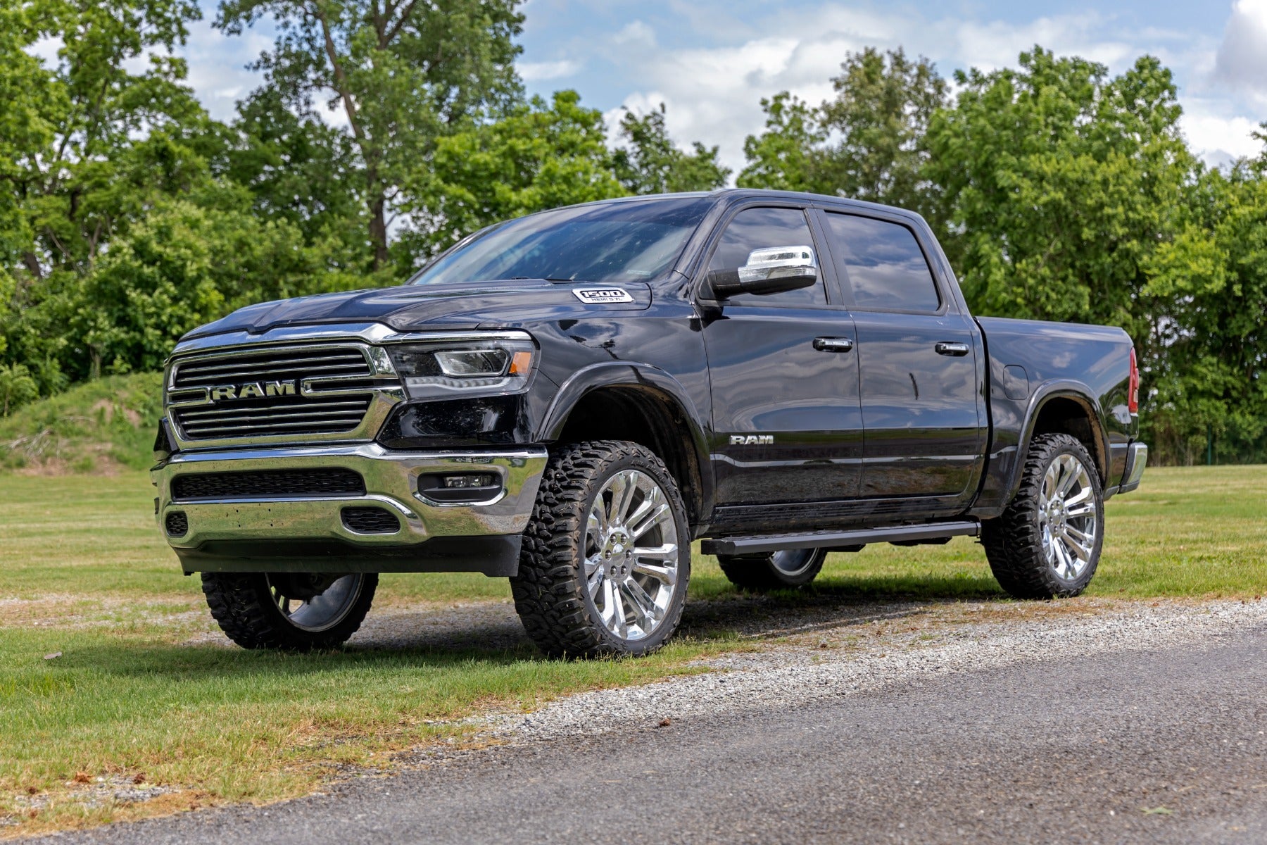 BA2 Running Board | Side Step Bars | Ram 1500 (19-26)/1500 TRX (21-24) by Rough Country