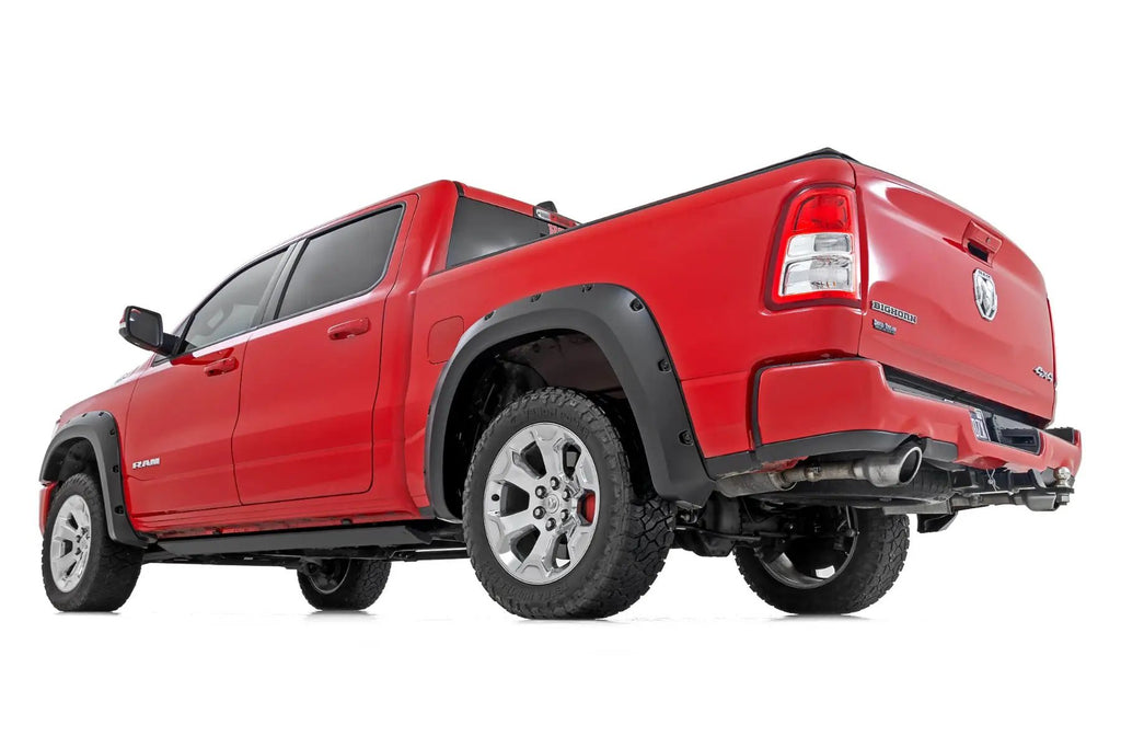 Pocket Fender Flares | PX8 Black Crystal | Ram 1500 2WD/4WD (2019-2024) by Rough Country