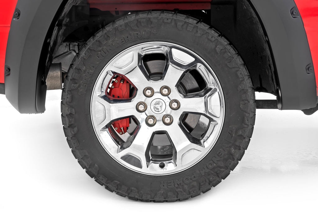 Caliper Covers | Rear | Red | Ram 1500 2WD/4WD (2019-2026) by Rough Country