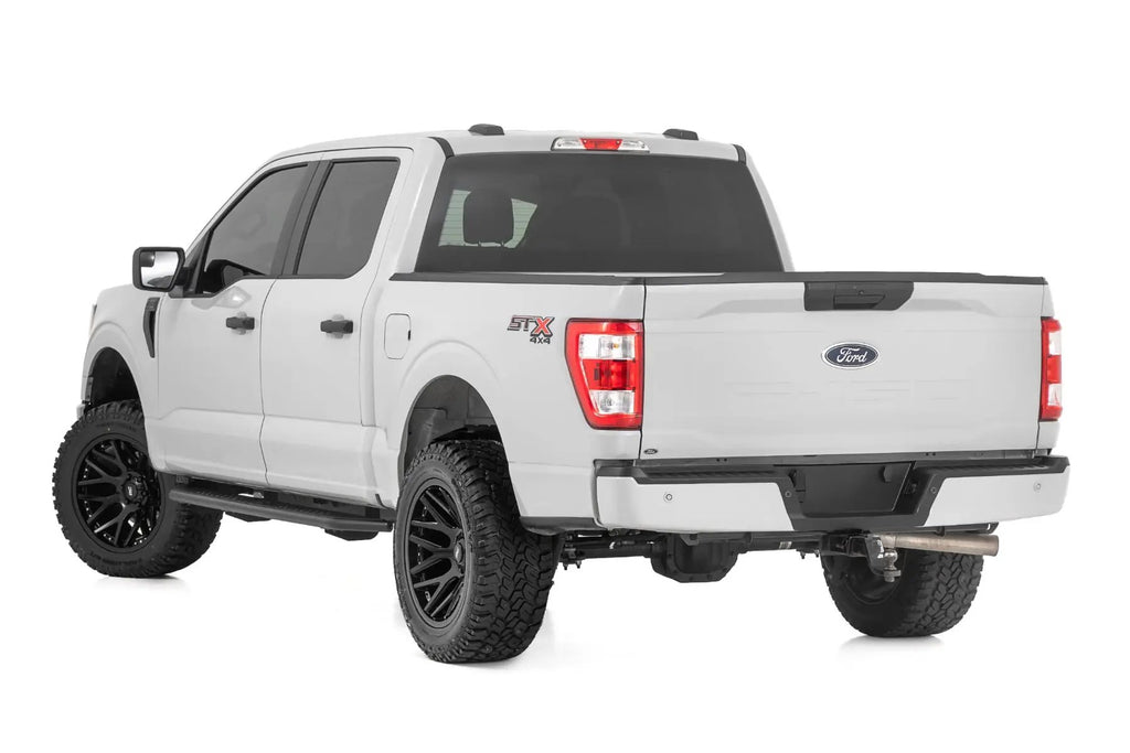 OV2 Running Boards | Side Step Bars | Crew Cab | Ford F-150/Lightning/F-250/F-350 (15-26) by Rough Country