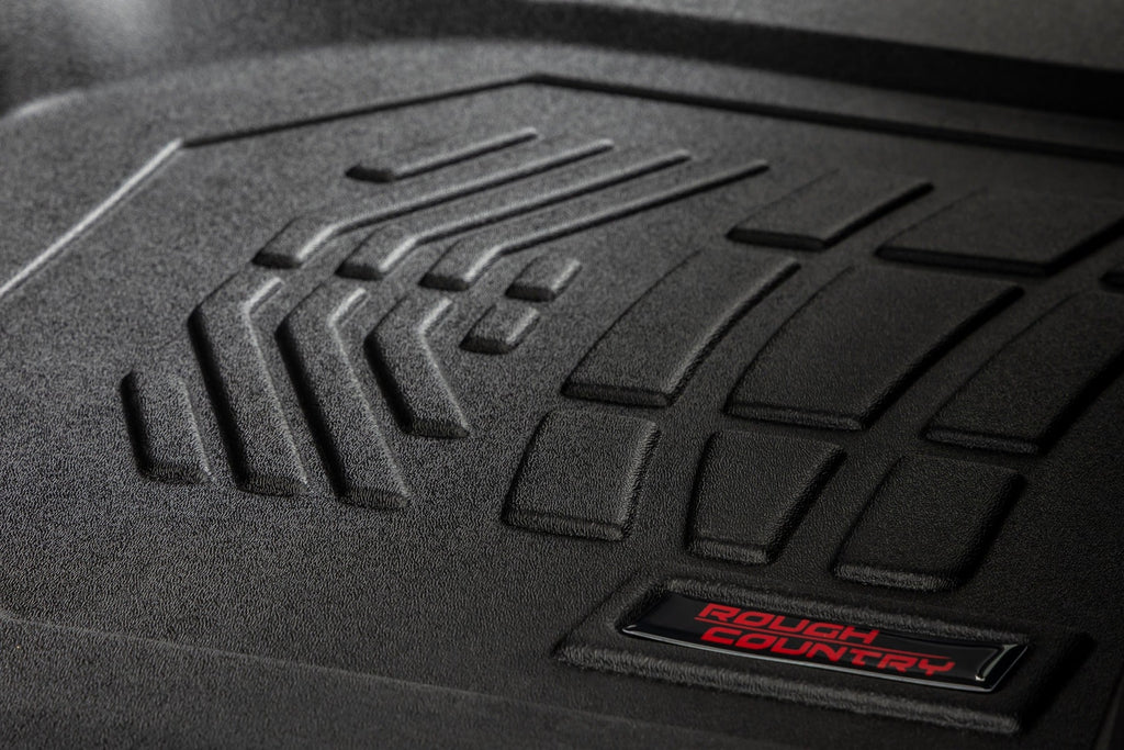 Floor Mats | FR Bucket | Crew | Chevy/GMC 1500/2500HD/3500HD (19-26) by Rough Country
